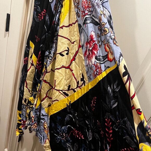 Jaase Indiana Alma Patchwork Floral Boho Maxi Button Front Dress - Picture 8 of 8